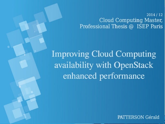Cloud computing msc thesis thesis on cloud computing security